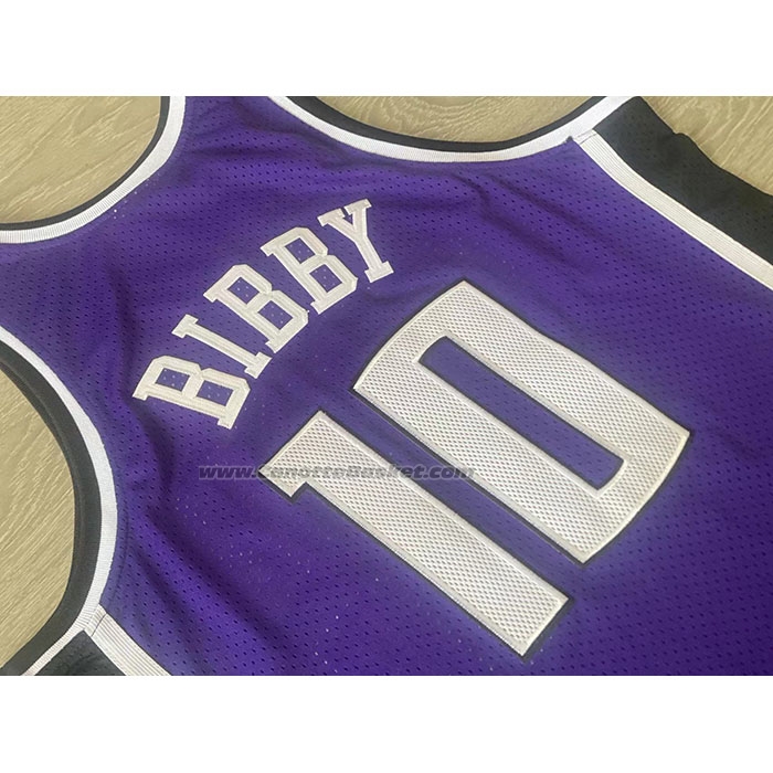 Maglia Sacramento Kings Mike Bibby #10 Mitchell & Ness 2002-03 Viola